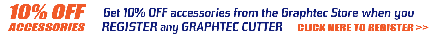 Graphtec get 10% OFF accessories