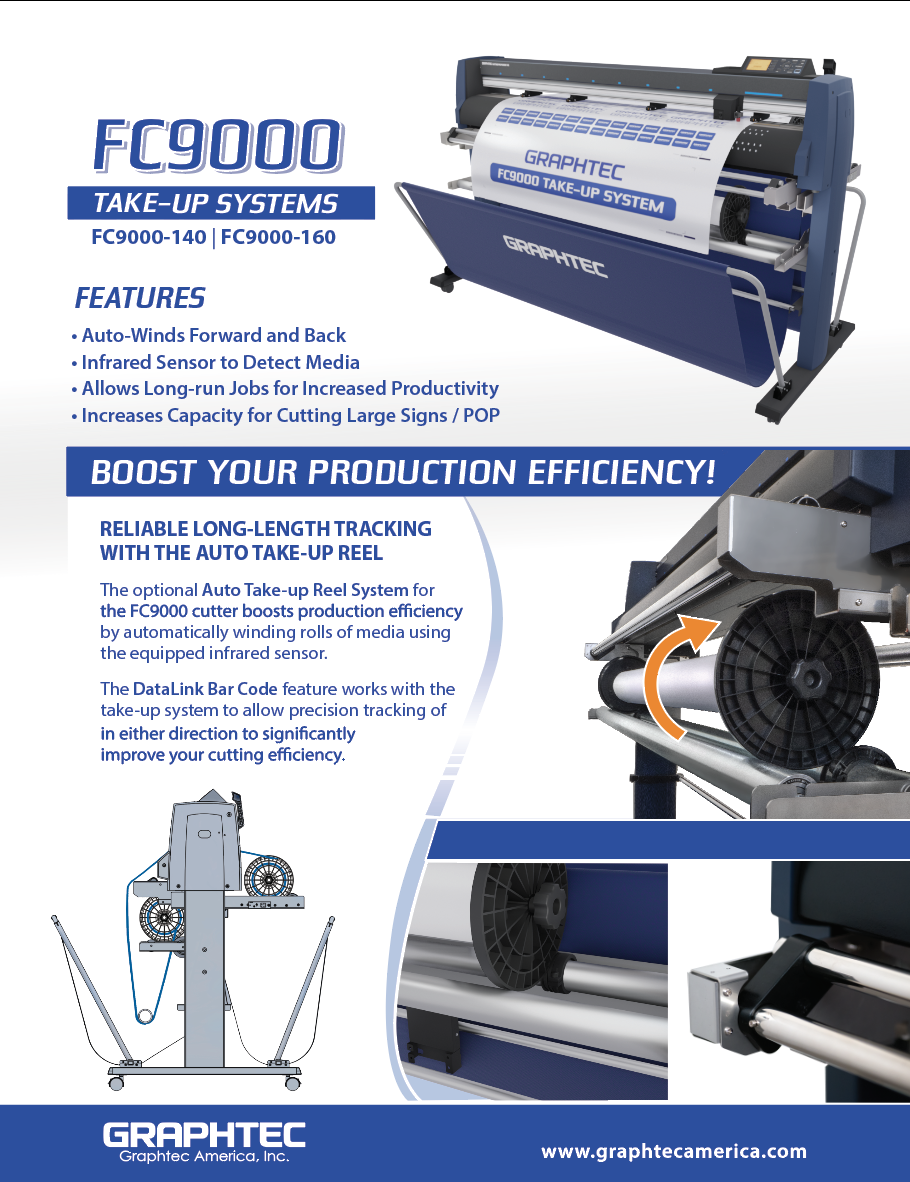Graphtec FC9000 Take-Up System Graphtec FC9000 Take-Up System