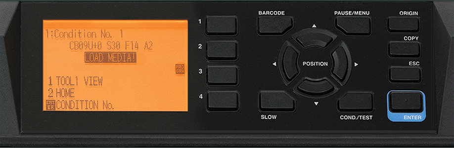 Graphtec FXC4000 Control Panel