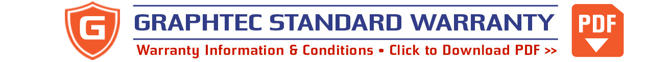 Graphtec Standard Warranty banner Graphtec Standard Warranty banner