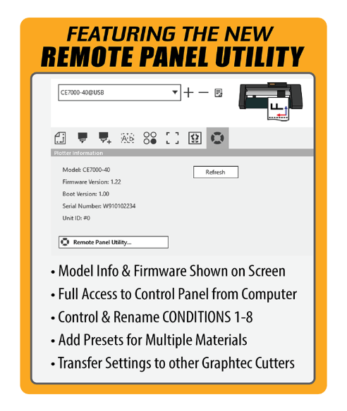 Remote panel utility