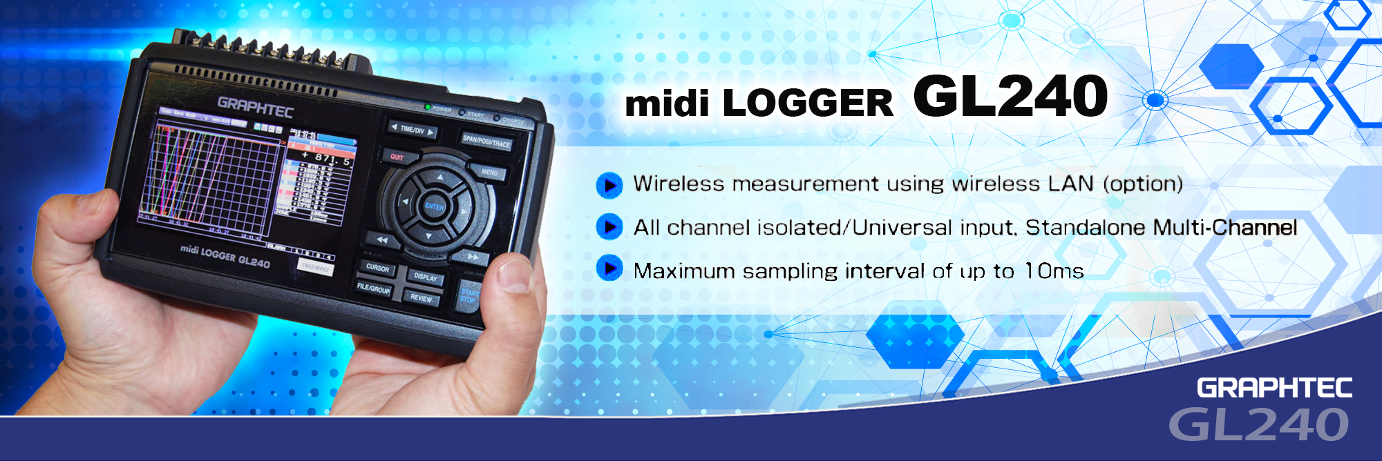GL240 GL240 Graphtec Data Logger