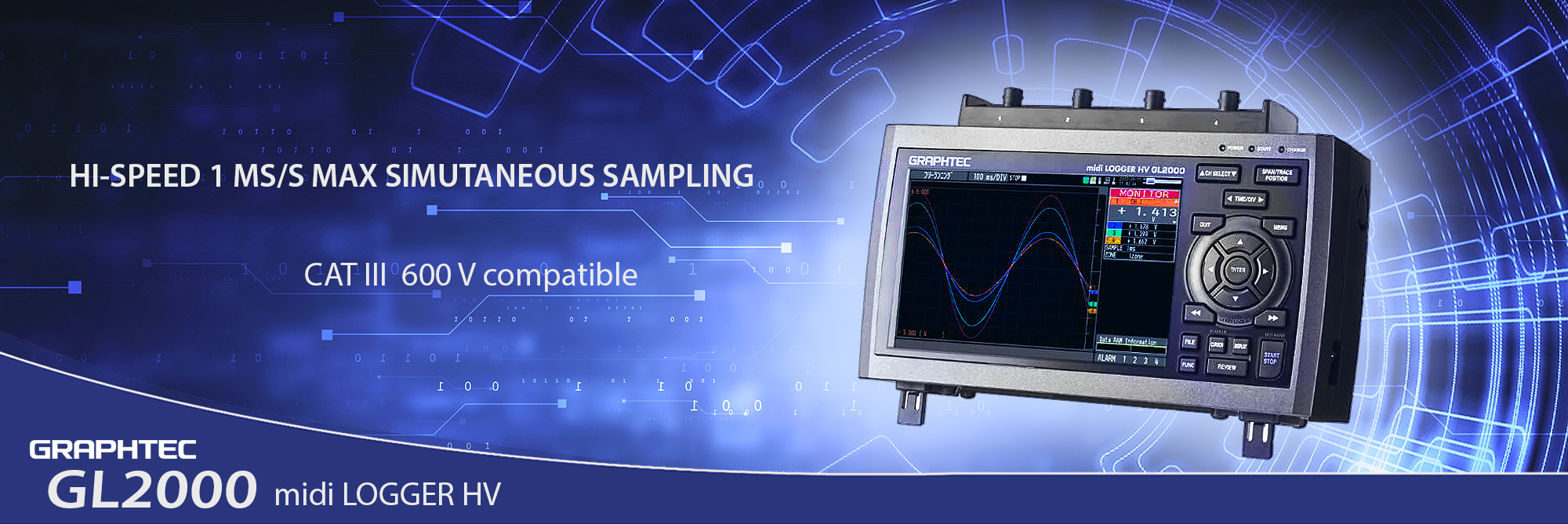 gl2000 GL2000 Graphtec Data Logger